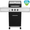 Grillfürst G210G 2-Brenner Gasgrill Mit Hochtemperaturbrenner Und Gusseisen Rosten 2 Grillfürst G210G 2-Brenner Gasgrill Mit Hochtemperaturbrenner Und Gusseisen Rosten -Camping Geschäft Grillfuerst Gasgrill G210G CO2 neutral