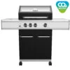Grillfürst G310E 3-Brenner Gasgrill Mit Hochtemperaturbrenner Und Edelstahl Rosten 2 Grillfürst G310E 3-Brenner Gasgrill Mit Hochtemperaturbrenner Und Edelstahl Rosten -Camping Geschäft Grillfuerst Gasgrill G310E CO2 neutral