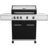 Grillfürst G410E 4-Brenner Gasgrill Mit Hochtemperaturbrenner Und Edelstahl Rosten - X-DEAL Inkl. Zubehörpaket -Camping Geschäft Grillfuerst Gasgrill G410E frontal