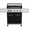 Grillfürst G510E 5-Brenner Gasgrill Mit Hochtemperaturbrenner Und Edelstahl Rosten - X-DEAL Inkl. Zubehörpaket -Camping Geschäft Grillfuerst Gasgrill G510E frontal