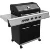 Grillfürst G510G 5-Brenner Gasgrill Mit Hochtemperaturbrenner Und Gusseisen Rosten -Camping Geschäft Grillfuerst Gasgrill G510G seitlich