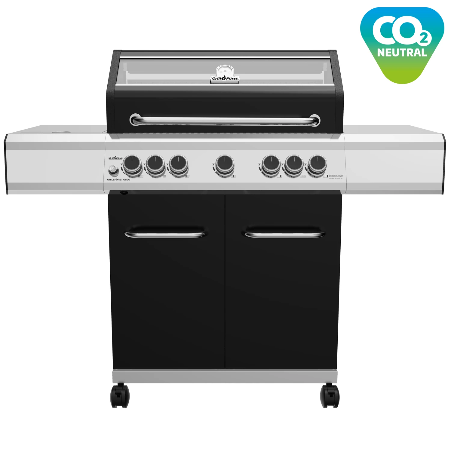 Grillfürst G520E 5-Brenner Gasgrill Mit Hochtemperaturbrenner, Heckbrenner Und Edelstahl Rosten 3 Grillfürst G520E 5-Brenner Gasgrill Mit Hochtemperaturbrenner, Heckbrenner Und Edelstahl Rosten