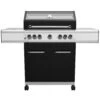 Grillfürst G520E 5-Brenner Gasgrill Mit Hochtemperaturbrenner, Heckbrenner Und Edelstahl Rosten - X-DEAL Inkl. Zubehörpaket -Camping Geschäft Grillfuerst Gasgrill G520E frontal