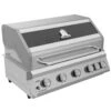 Grillfürst G591G 5-Brenner Einbaugrill Mit Heckbrenner Und Gusseisen Rosten -Camping Geschäft Grillfuerst Gasgrill G591G seitlich