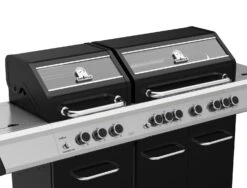 Grillfürst G750E 7-Brenner Doppelkammer - Gasgrill Mit Hochtemperaturbrenner, Seitenkocher, Heckbrenner Und Edelstahl Rosten -Camping Geschäft Grillfuerst Gasgrill Premium G750G Doppelkammer Gasgrill Garraum 2 1674134371