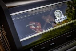 Grillfürst G490G 4-Brenner Einbaugrill - Black Edition - Mit Heckbrenner Und Gusseisen Rosten -Camping Geschäft Grillfuerst Gasgrill Sichtscheibe 1