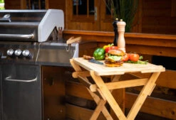 Grillfürst Grill Beistelltisch / Klapptisch Mit Abnehmbaren Schneidebrett 63 Cm X 40 Cm 9 Grillfürst Grill Beistelltisch / Klapptisch Mit Abnehmbaren Schneidebrett 63 Cm X 40 Cm -Camping Geschäft Grillfuerst Grill Beistelltisch Bambus Schneidbrett