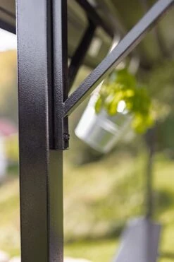 Grillfürst Premium Grillpavillon Aus Stahl Mit Wetterfestem Metalldach Und Ablageflächen -Camping Geschäft Grillfuerst Grillpavillon Stahlstrebe