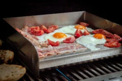 Grillfürst Edelstahl Plancha / Grillplatte / Teppanyaki Pfanne - 32 X 28 Cm -Camping Geschäft Grillfuerst Grillplatte Edelstahl Plancha Teppanyaki Grill