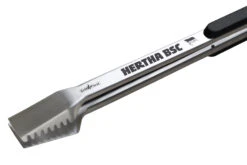 Grillfürst Premium Edelstahl Grillzange Mit Spatelkopf - Hertha BSC Edition -Camping Geschäft Grillfuerst Grillzange Edelstahl Hertha BSC Kopf