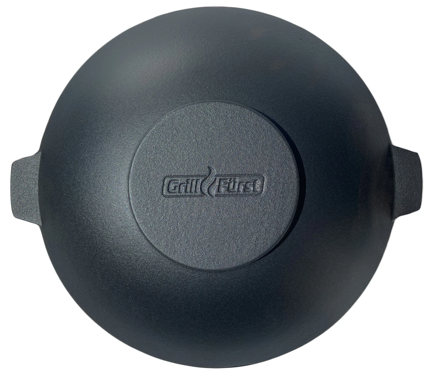 Grillfürst Gusseisen Wok XL Mit 2 Griffen Ø 38 Cm 4 Grillfürst Gusseisen Wok XL Mit 2 Griffen Ø 38 Cm – Bild 2