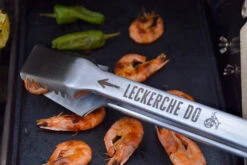 Grillfürst Premium Edelstahl Grillzange Mit Spatelkopf - FC Köln Edition -Camping Geschäft Grillfuerst Koeln Grillzange Premium Leckerche Do