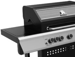 Grillfürst S530G 5-Brenner Gasgrill Mit Seitenkocher Und Gussrosten - Inkl. Gasgrill Einsteigerpaket -Camping Geschäft Grillfuerst S 530 Gasgrill Seitenkocher Gussroste emaillierte 5 1676284365