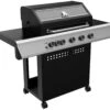 Grillfürst S530G 5-Brenner Gasgrill Mit Seitenkocher Und Gusseisen Rosten -Camping Geschäft Grillfuerst S 530 Gasgrill Seitenkocher Gussroste seite