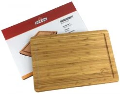 Grillfürst Schneidebrett Set, 2 Kleine Schneidebretter 39 X 26cm, 1 Großes Schneidebrett 50 X 30cm -Camping Geschäft Grillfuerst Schneidebrett klein Bambus