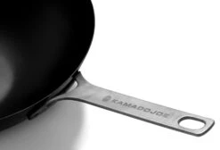 Kamado Joe Karbonstahl Wok 8 Kamado Joe Karbonstahl Wok -Camping Geschäft Kamado Joe Karbonstahl Wok Detail Griff