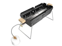 Knister Gasgrill - Ausziehbarer Kompaktgrill 20 Knister Gasgrill - Ausziehbarer Kompaktgrill -Camping Geschäft Knister Gasgrill Brenner Flammenschutz