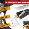 Knister Gasgrill - Ausziehbarer Kompaktgrill -Camping Geschäft Knister Gasgrill Kompaktgrill Highlights
