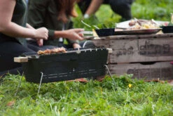 Knister Grill Original - Ausziehbarer Holzkohle Kompaktgrill -Camping Geschäft Knister Grill mobiler Holzkohlegrill