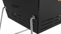 Knister Grill Small - Holzkohle Kompaktgrill -Camping Geschäft Knister Small Beine Henkel am Grill