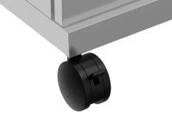 Grillfürst G521E 5-Brenner Edelstahl-Gasgrill - 1. FC Köln Edition - Edelstahlroste -Camping Geschäft Koeln Grill G521 Edelstahlgrill Rollen 1