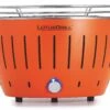 LotusGrill S - Holzkohle Tischgrill - Mandarineorange Inkl. Tasche -Camping Geschäft LotusGrill S Mandarineorange Tischgrill OR 280 gross