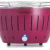 LotusGrill S - Holzkohle Tischgrill - Pflaumenlila Inkl. Tasche -Camping Geschäft LotusGrill S Pflaumenlila Tischgrill PU 280 gross