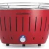 LotusGrill S - Holzkohle Tischgrill - Feuerrot Inkl. Tasche -Camping Geschäft LotusGrill S Tischgrill Feuerrot RO 280 gross