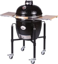 Monolith Grill CLASSIC PRO-Serie 2.0 Schwarz - MIT Gestell Und Seitentischen -Camping Geschäft Monolith Keramik Grill Classic PRO Serie 2 0 121001 black 4