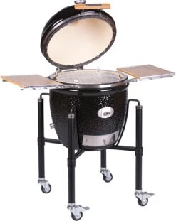 Monolith Grill CLASSIC PRO-Serie 2.0 Schwarz - MIT Gestell Und Seitentischen -Camping Geschäft Monolith Keramik Grill Classic PRO Serie 2 0 121001 black 5