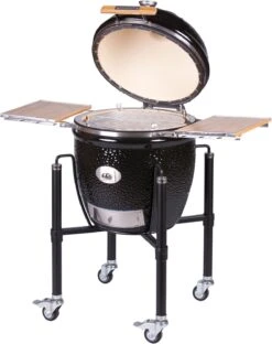 Monolith Grill CLASSIC PRO-Serie 2.0 Schwarz - MIT Gestell Und Seitentischen -Camping Geschäft Monolith Keramik Grill Classic PRO Serie 2 0 121001 black 6