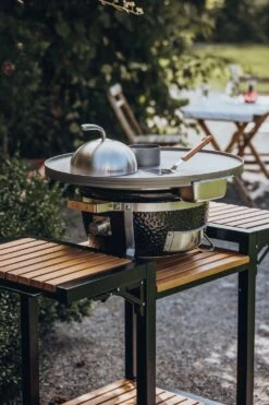 Monolith Trolley Inkl. Seitentische - ICON / Junior -Camping Geschäft Monolith Trolley Icon Keramikgrill Feuerplatte