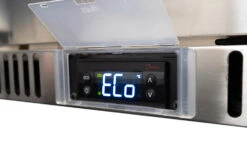 Napoleon Outdoor - Kühlschrank, 135 Liter, Linksdrehende Tür Mit Doppelverglasung Und LED Beleuchtung - Wasserdicht Nach IP24 -Camping Geschäft NFR135ORGL Napoleon Kuehlschrank ECO Mode