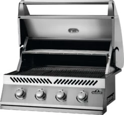 Napoleon 500-Series 32" BI32 Edelstahl Einbaugrill - Modell 2023 -Camping Geschäft Napoleon Einbaugrill 500 Serie BI32 Warmhalteroste verschiebbar
