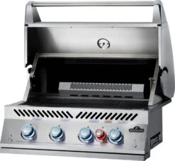 Napoleon 700-Series 32" BIG32 Edelstahl Einbaugrill Inkl. Drehspieß - Modell 2023 -Camping Geschäft Napoleon Einbaugrill BIG32 Drehregler Safety Glow