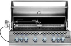 Napoleon 700-Series 44" BIG44 Edelstahl Einbaugrill Inkl. Drehspieß - Modell 2023 -Camping Geschäft Napoleon Einbaugrill BIG44 Rotisserie links