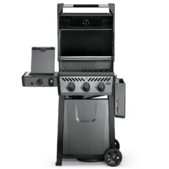 Napoleon Freestyle 365 Gasgrill, Graphit - Mit Sizzle Zone - Modell 2023 - X-DEAL Inkl. Abdeckhaube Und Gussplatte -Camping Geschäft Napoleon Freestyle 365 Gasgrill Sizzle Zone offen 1