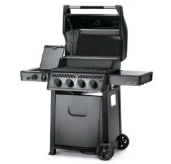 Napoleon Freestyle 425 Gasgrill, Graphit - Mit Sizzle Zone - Modell 2023 -Camping Geschäft Napoleon Freestyle 425 Gasgrill Sizzle Zone offen