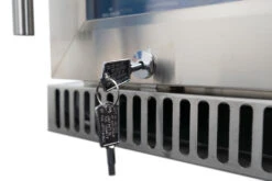 Napoleon Outdoor - Kühlschrank, 135 Liter, Rechtsdrehende Tür Mit Doppelverglasung Und LED Beleuchtung - Wasserdicht Nach IP24 -Camping Geschäft Napoleon Kuehlschrank abschliessbar NFR135ORGL