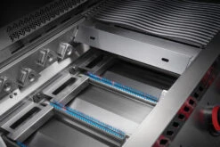 Napoleon Outdoor Küche Oasis Compact 105 Mit BIG32 Einbaugrill Und Einbau Sizzle Zone - Inkl. Arbeitsplatte Aus Feinsteinzeug -Camping Geschäft Napoleon Oasis Compact BIG32 Brennerraum Edelstahl