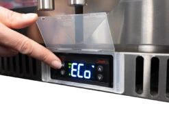 Napoleon Outdoor - Kühlschrank, 210 Liter, 2-türig Mit Doppelverglasung Und LED Beleuchtung - Wasserdicht Nach IP24 -Camping Geschäft Napoleon Outdoor Kueche Kuehlschrank Eco Mode