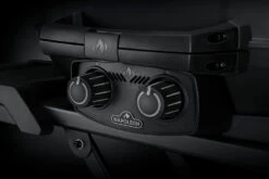 Napoleon Phantom TravelQ PRO285X Kompakt Gasgrill, Mattschwarz - Mit Klappbarem Wagen Inkl. Warmhalterost - Modell 2023 -Camping Geschäft Napoleon Phantom TravelQ PRO285X drehregler