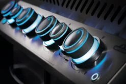 Napoleon Prestige 500 Gasgrill, Charcoal Grau - Mit Safety Glow - X-DEAL Inkl. Grillthermometer, Schneidebrett Und Windschild Für SIZZLE ZONE -Camping Geschäft Napoleon Prestige 500 Safety Glow Drehreglerbeleuchtung 02 4