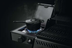 Napoleon Freestyle 365 Gasgrill, Graphit - Mit Seitenbrenner - Modell 2023 - X-DEAL Inkl. Drehspiess -Camping Geschäft Napoleon Seitenkocher Freestyle Pfannen Toepfe