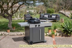 Outdoorchef Blazing Zone + Cooking Zone Kit Plus Für Arosa Evo Grey Steel
