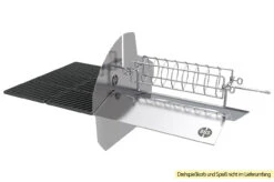 Outdoorchef Dualchef S 425 G Edelstahl Gasgrill Mit Seitenkocher -Camping Geschäft Outdoorchef Dualchef Heat Diffuser Drehspiess