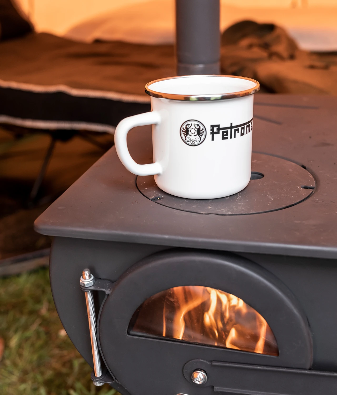 Petromax Emaille Becher / Weiß 3 Petromax Emaille Becher / Weiß