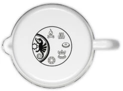 Petromax Emaille Milchtopf / 1400 Ml / Weiß