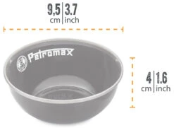 Petromax Emaille Schalen / 160 Ml / Schwarz, 2 Stück