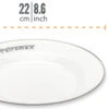 Petromax Emaille Teller / Ø22 Cm / Weiß, 2 Stück -Camping Geschäft Petromax Emaille Teller 22cm weiss Abmessungen